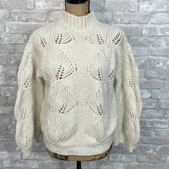 Massimo Dutti Wool/Alpaca Chunky Knit Sweater - Picture 1 of 4
